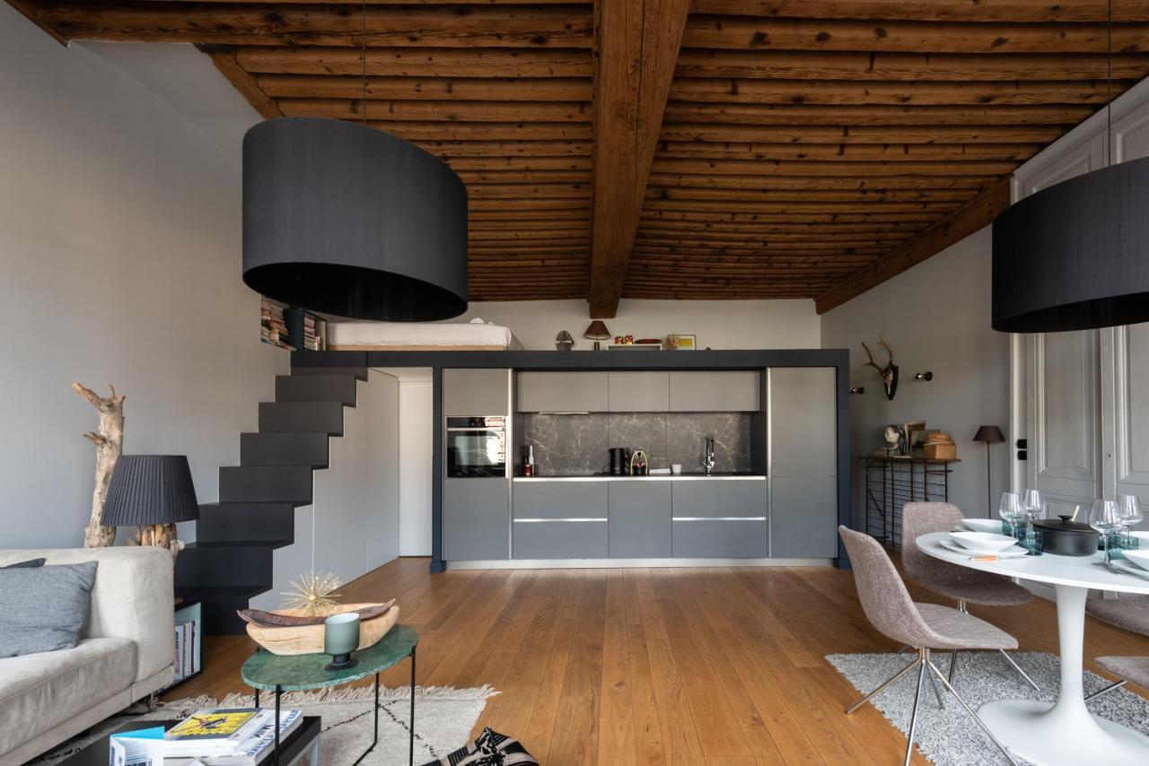 リヨンLe Loft Ethnic - Avec Jolie Vue Sur La Saoneアパートメント エクステリア 写真